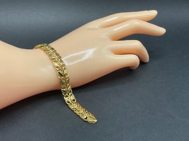 14K Yellow Italian Gold Bracelet