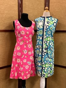 Two (2) Vintage 60's Dresses