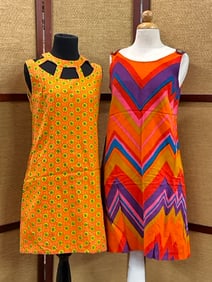 Two (2) Vintage 60's Dresses