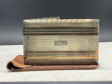 Sterling Silver Art Deco Cigarette Case