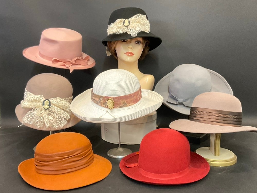 (8) Vintage Designer Hats (1 of 6)