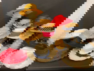 (14) Vintage Straw Fashion Hats