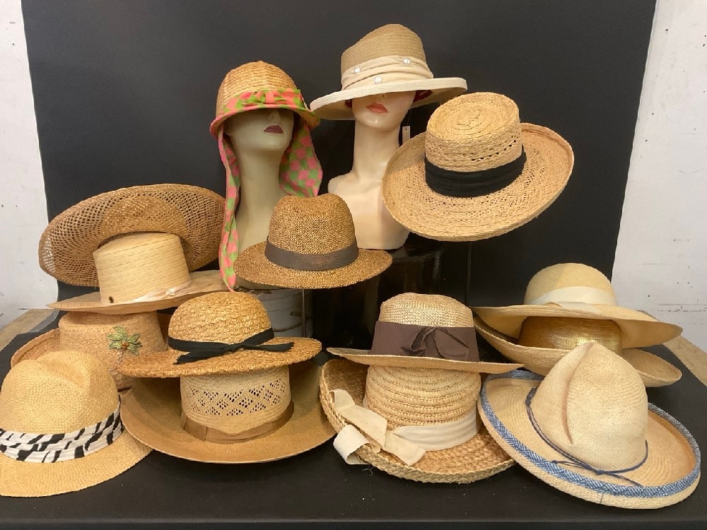 (15) Vintage Straw Hats (1 of 4)