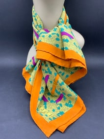 Vintage Gucci Silk Scarf