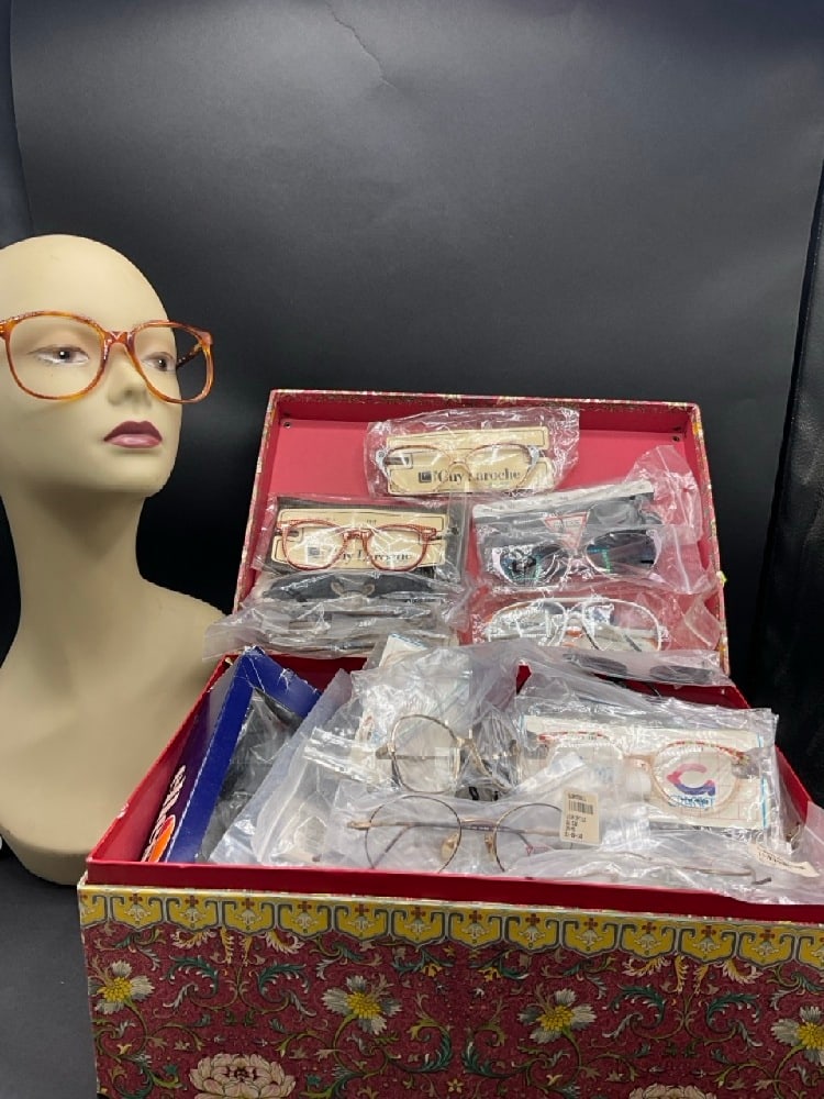 Trunk Filled with New/Old Stock Eye Glasses w/ Guy Laroche and Gucci...: Trunk Filled with New/Old Stock Eye Glasses w/ Guy Laroche and Gucci...