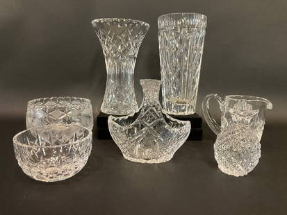 (7) Piece Crystal Lot w/ Waterford & Galaway: (7) Piece Crystal Lot w/ Waterford & Galaway.Dimensions: Lg - 8&rdquo; x 4&rdquo; Sm - 4 1/4&rdquo; x 2 1/4&rdquo;