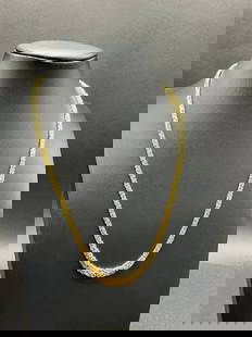 14K Yellow Gold Byzantine Chain Necklace 18: 14K Yellow Gold Byzantine Chain Necklace 18&rdquo;.Total weight: 8.4 grams.