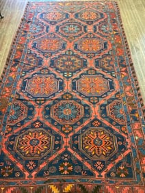 Semi-Antique Tabriz Carpet 12ft 10?? x 6ft 10 1/2