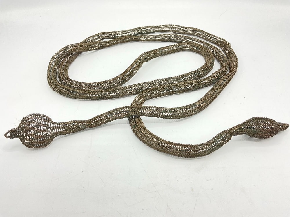 Vintage Metal Mesh Snake Belt (1 of 4)