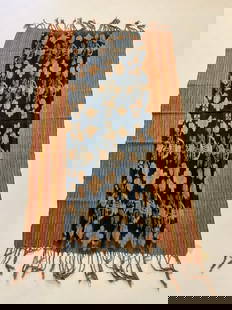 Southeast Asian Batik Cloth: Southeast Asian Batik Cloth.Dimensions: 64&rdquo; x 39&rdquo;