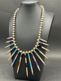 Mexican Artisan Silver Necklace TB-83 Tuka 925