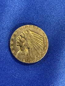 1911 $5 Gold Indian Coin