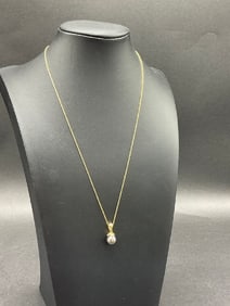 14K Tahitian Pearl Necklace