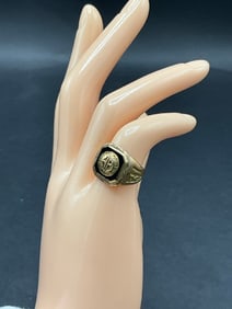 10K Yellow Gold Highland Fal,s High School Class Ring 1931