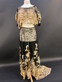 Madame Havet French Embroidered Lace and Applique Outfit