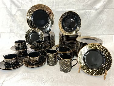 Vintage 80's Sango Larry Laslo Collection “Gold Dust?? - 69 Pieces