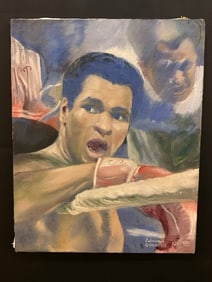 Edward Gavrilov (1932-2000 Russian/American) Muhammad Ali