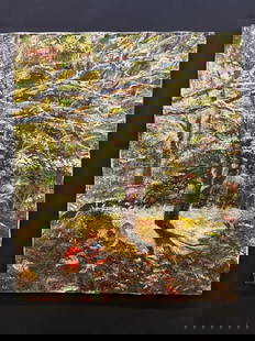 Edward Gavrilov (1932-2000 Russian/American): Edward Gavrilov (1932-2000 Russian/American)Titled: Children in Wooded Landscape.Oil on canvas. Dimensions: 24&rdquo; x 20&rdquo; Bio: Eddik Gavrilov was born in a small town near the Siberian city of