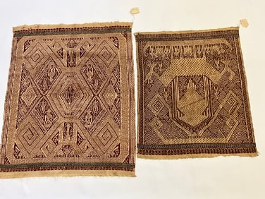 Two (2) Indonesian Batik Textile Cloths
