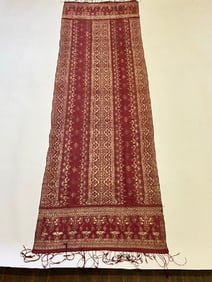 Indonesian Silk Embroidered Ceremonial Cloth