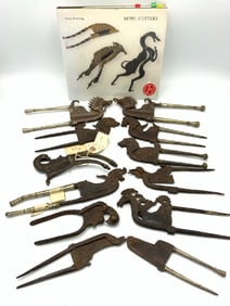 (12) Antique African/Indonesian Betel Cutters