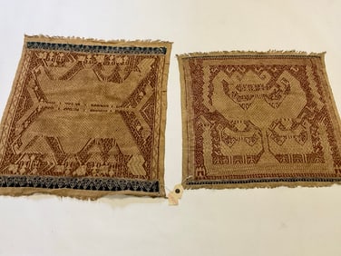 Two (2) Indonesian Cermonial Dyed Cloths