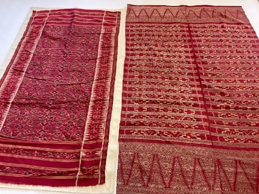 Two (2) Indonesian Iket Ceremonial Textiles