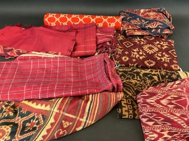 Ten (10) Piece Indonesian Textiles Grouping