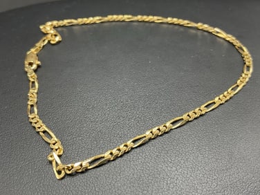 10?? 14K Yellow Gold Anklet