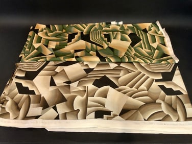 Aft. Ferdinand Leger Italian Kazumi Fabric c. 1989