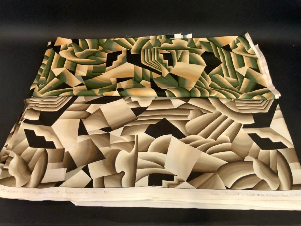 Aft. Ferdinand Leger Italian Kazumi Fabric c. 1989 (1 of 6)