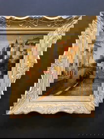 Venetian Oil on Canvas Painting