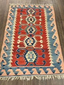 Flat Weave Turkish Kilim Carpet