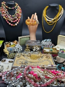 Vintage Estate Complied Costume Jewelry Lot