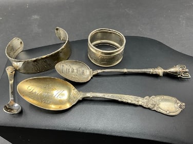 Five (5) Piece Sterling Silver Grouping