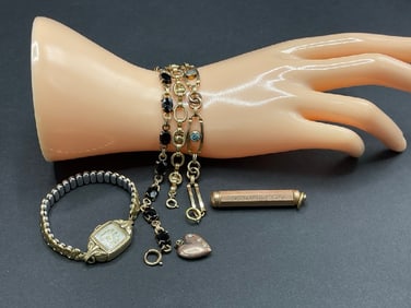 Estate Compiled Gold Filled Jewelry Lot