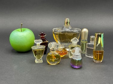 Estate Compiled Vanity Perfume Bottles w/ Content