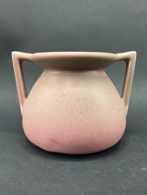Rookwood Pottery Matte Pink Double Handled Arts & Craft Vase XXVIII 354