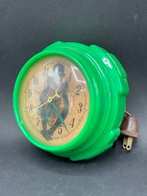 Topsy Black Americana Wall Clock