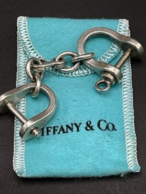 Tiffany & Co. Horsebit Keychain Sterling Silver