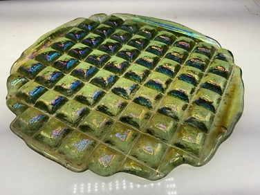 Tiffany Favrile Glass 8" Tile