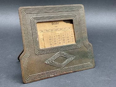 Tiffany Studios Bronze Desk Calendar
