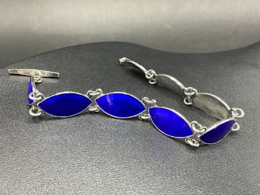 Norwegian Sterling Silver Bracelet by Volmer Bahner