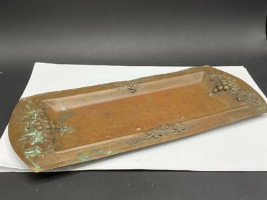 Bronze Basin Rectangular Tray