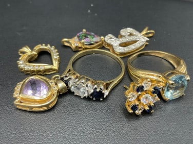 Compiled 14K/10K Yellow Gold Jewelry Group