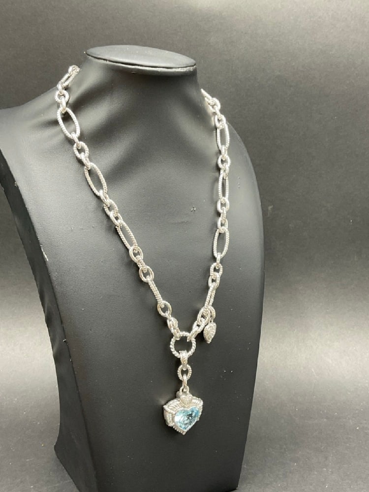 Judith Ripka Sterling Silver Necklace (1 of 4)