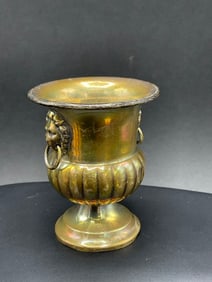 Wallace Sterling Silver Lion Handled Toothpick Urn