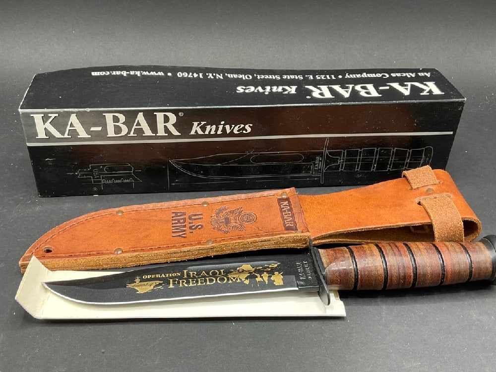 Ka-Bar Bowie Knife "Operation Iraqi Freedom" (1 of 3)