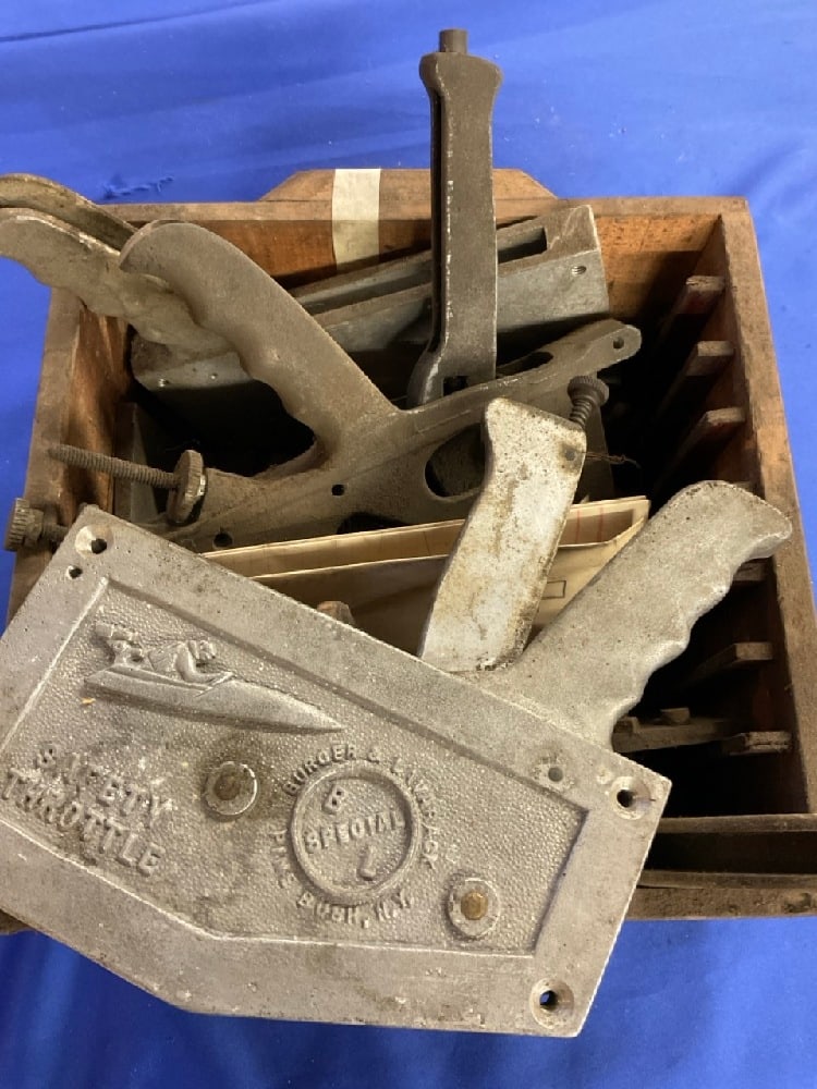 Pine Bush NY Boat Safety Racing Throttles - Patent Models (1 of 4)