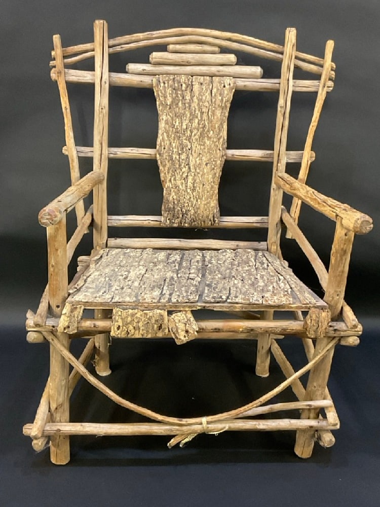 Antique Adirondack Oversized Arm Chair (1 of 6)